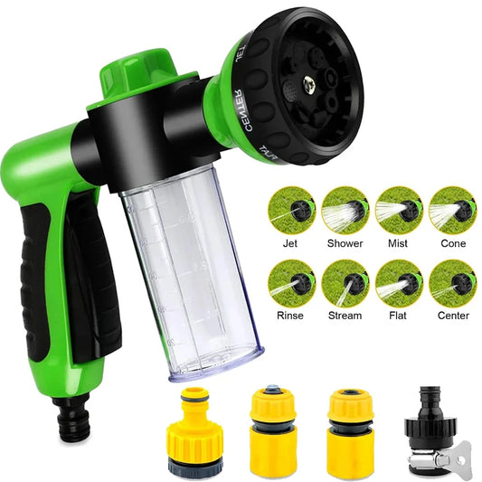 Foam and rinse pet shower