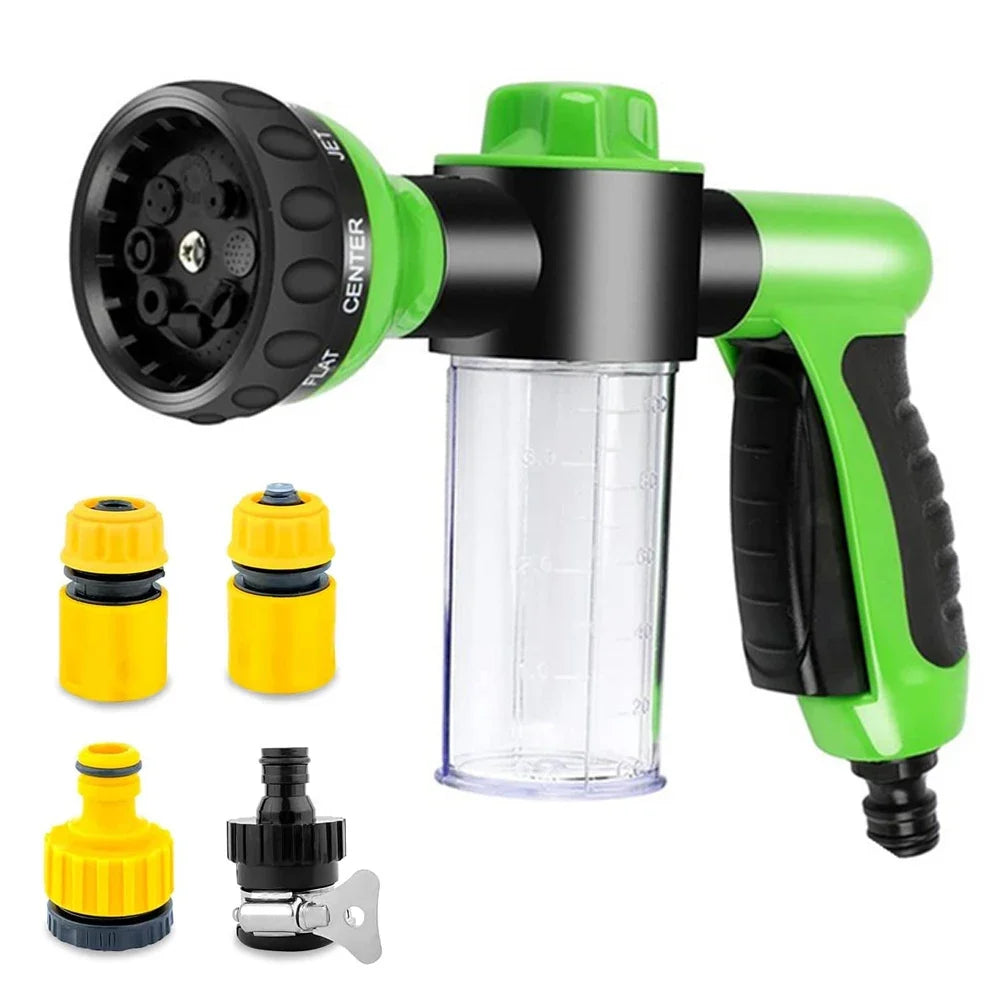 Foam and rinse pet shower