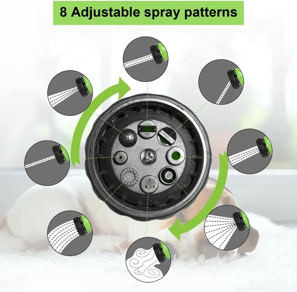 Foam and rinse pet shower