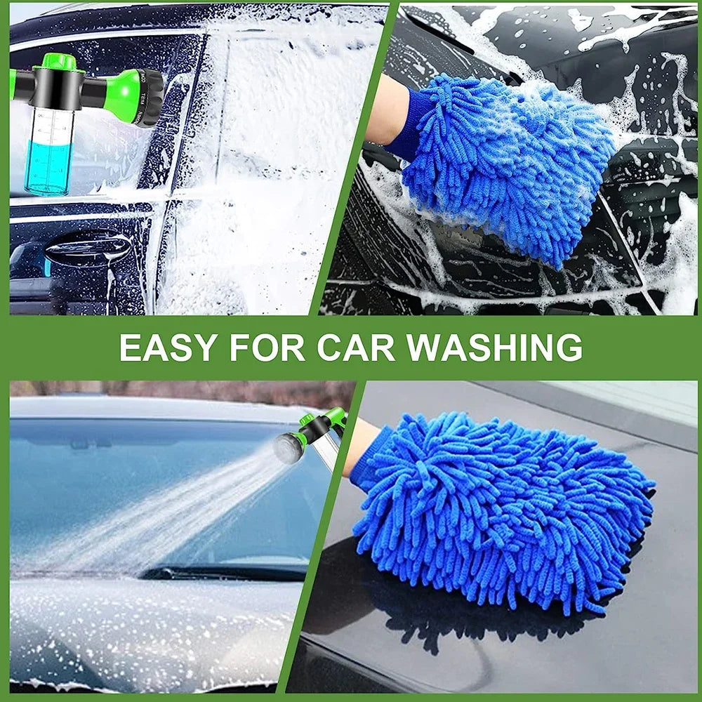 Foam and rinse pet shower